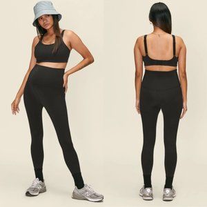 Girlfriend Collective Black Seamless Maternity Legging